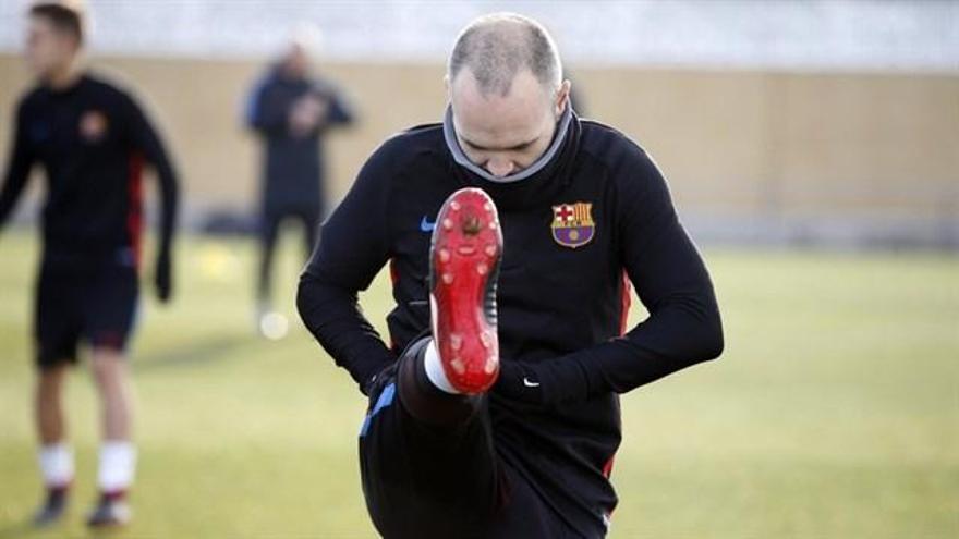 Iniesta, listo para recibir al Chelsea este miércoles