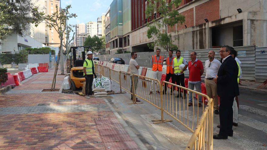 Benidorm finaliza las obras de renovación de infraestructuras hidráulicas en un tramo de la calle Ibiza