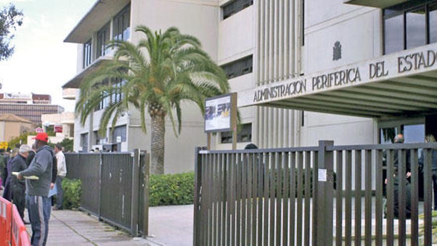 La Oficina de Extranjería, en el Polígono de Levante de Palma.