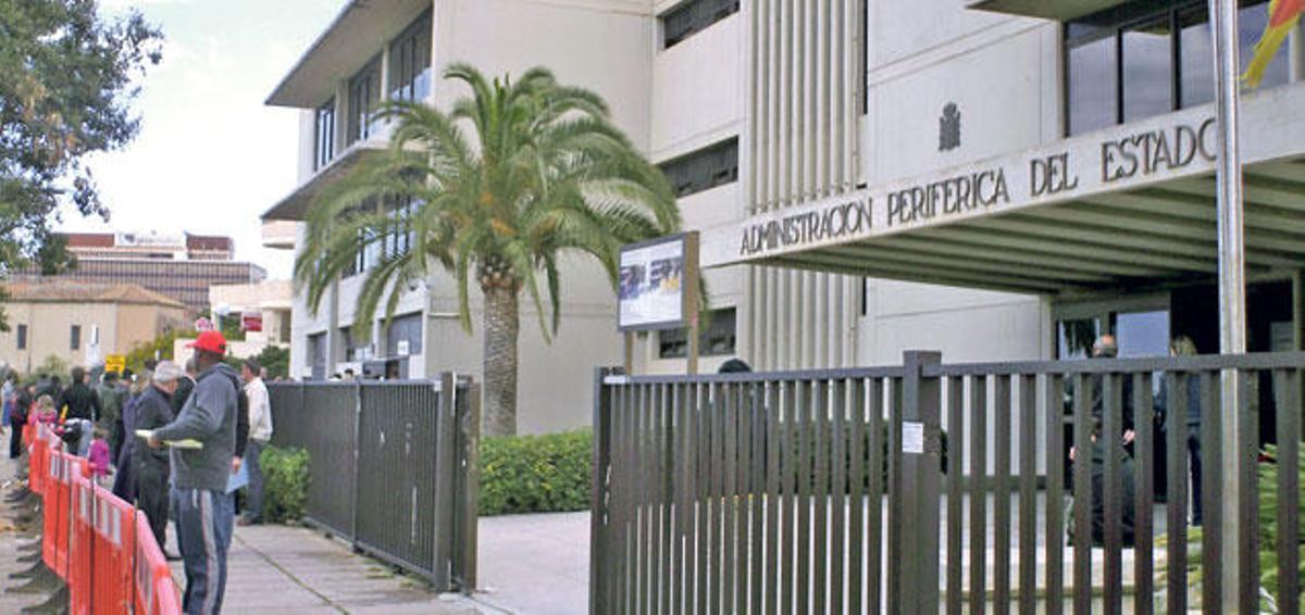 La Oficina de Extranjería, en el Polígono de Levante de Palma.