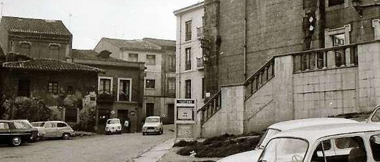 La plaza donde se encontraba la Fábrica de Tabacos.