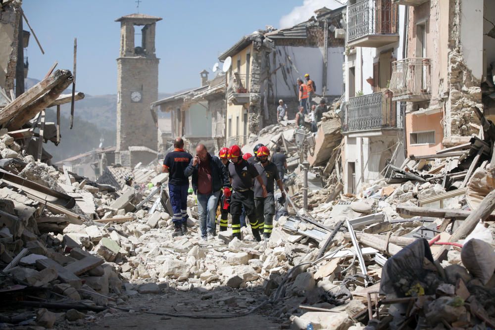 Terremoto en el centro de Italia