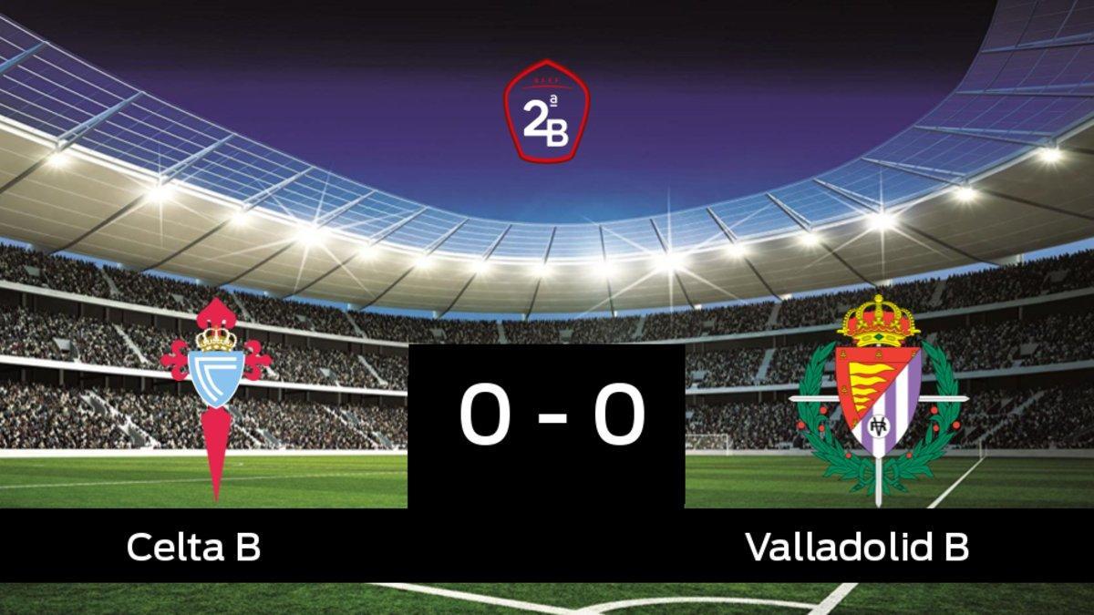 Empate a cero entre el Celta B y el Valladolid B