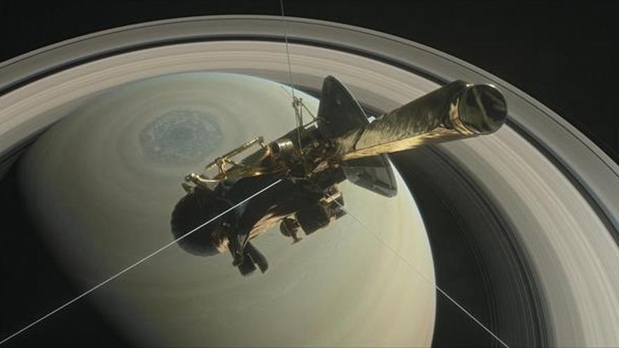 La sonda ‘Cassini’ se desintegra en la atmósfera de Saturno