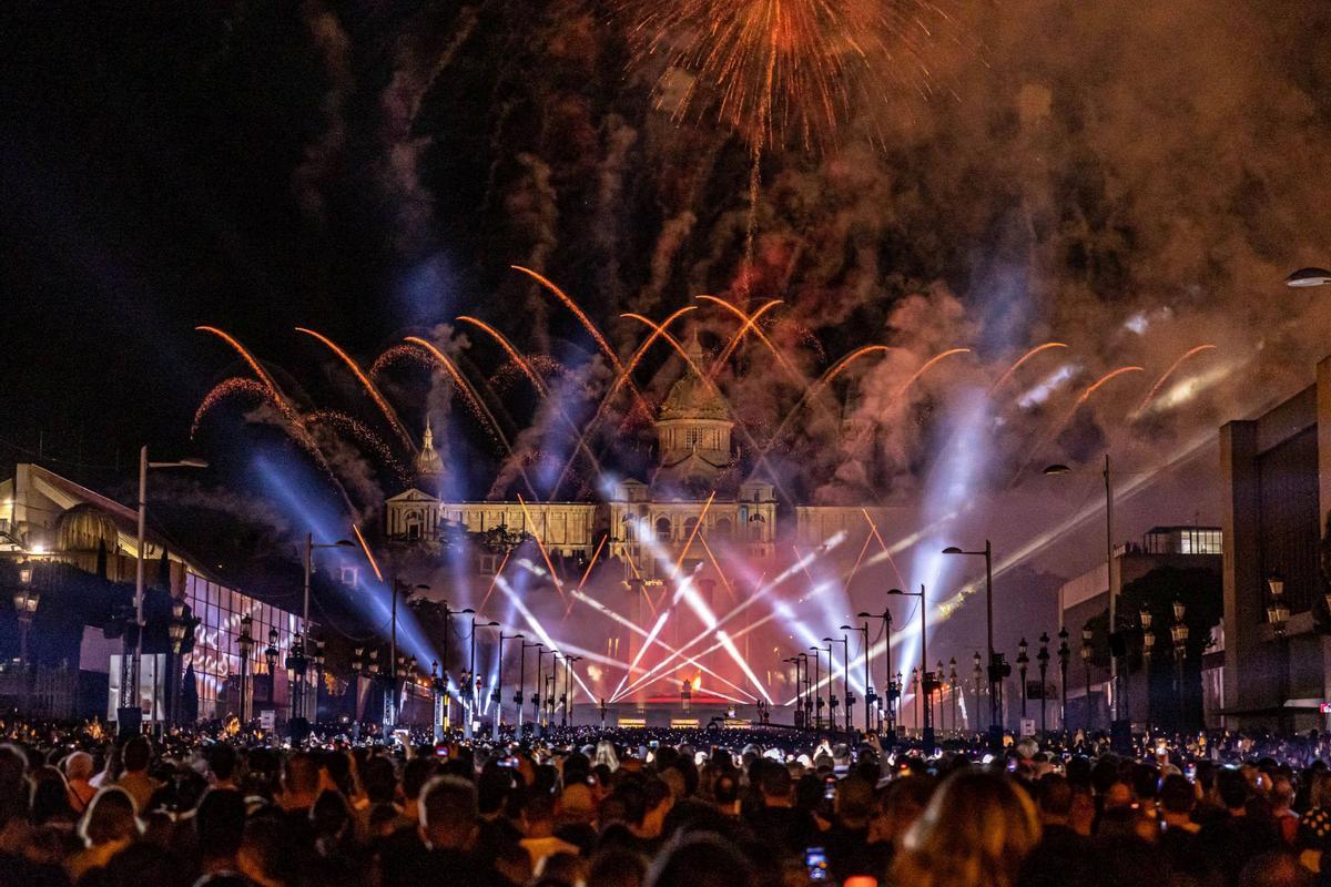 El Piromusical cierra la Mercè a ritmo de Sónar