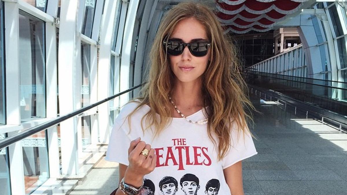 La camiseta estampada de Chiara Ferragni