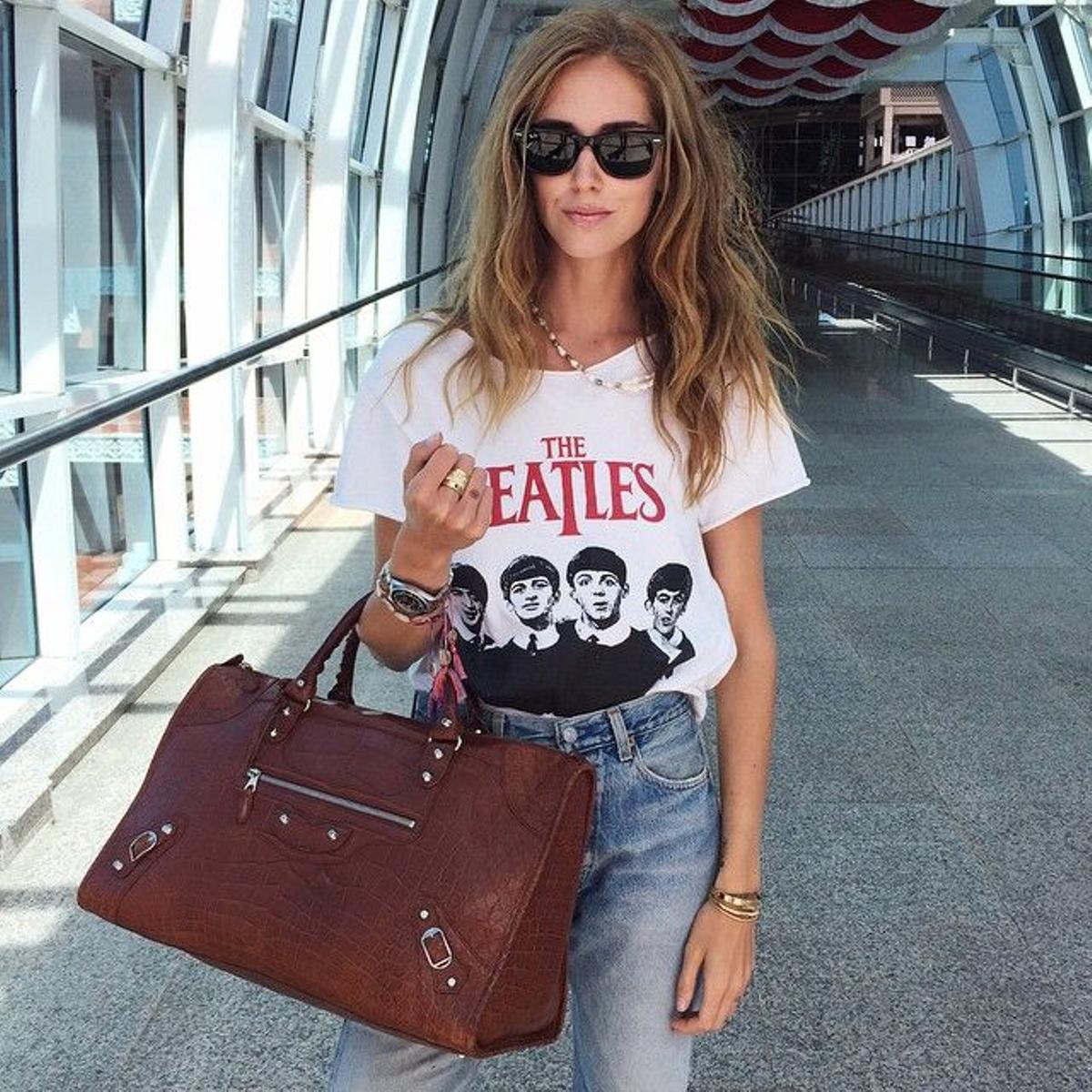 La camiseta estampada de Chiara Ferragni