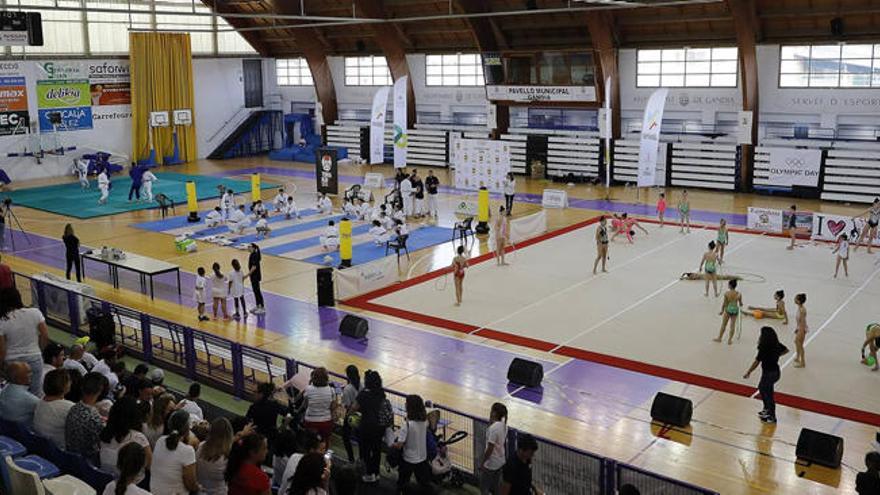 Actividades deportivas en el Día Olímpico en Gandia