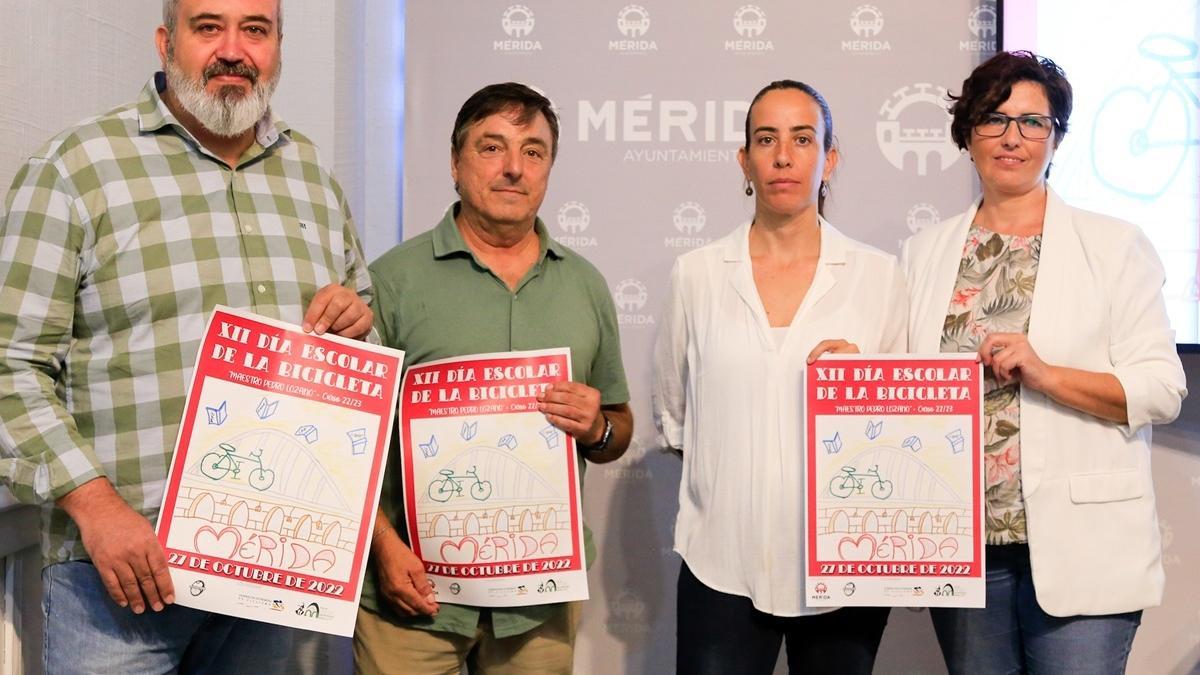 Presentación del día escolar de la bicicleta de Mérida.