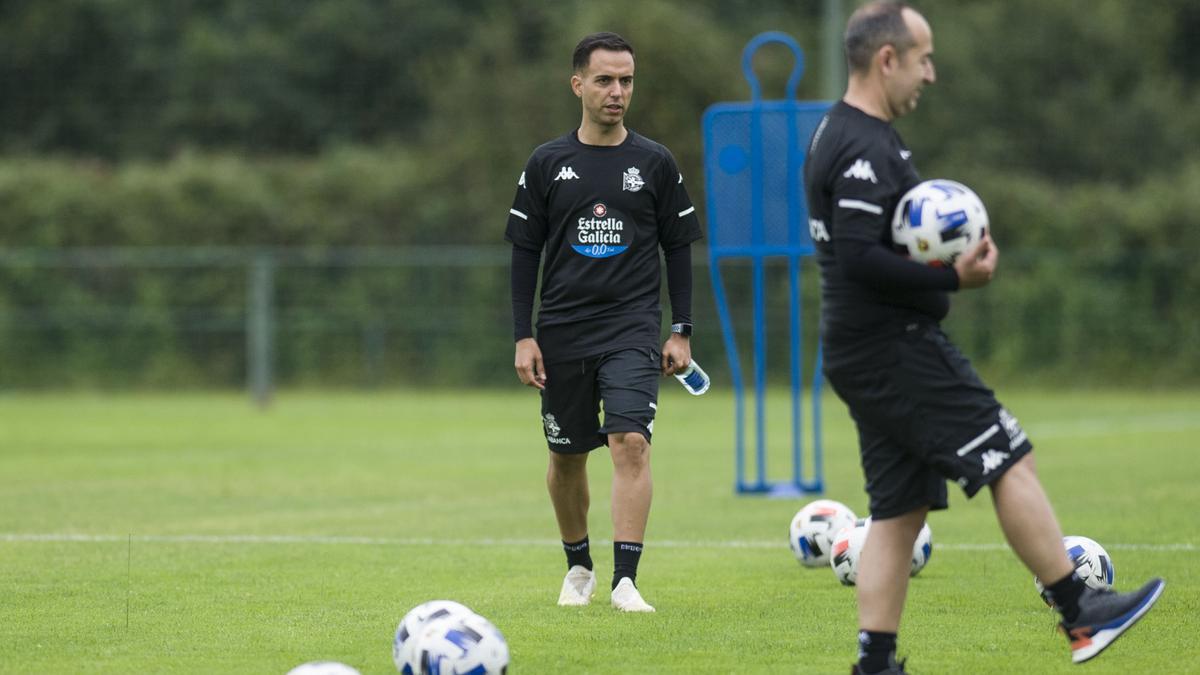 Pimer entrenamiento de la pretemporada del Dépor 2021-2022