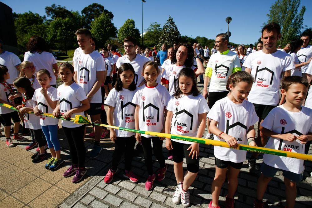 Carrera solidario en Avilés organizada por Cáritas