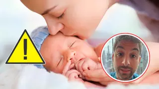El motivo por el que no debes besar nunca a un recién nacido, según un experto: "Puede parecer un gesto inocente"