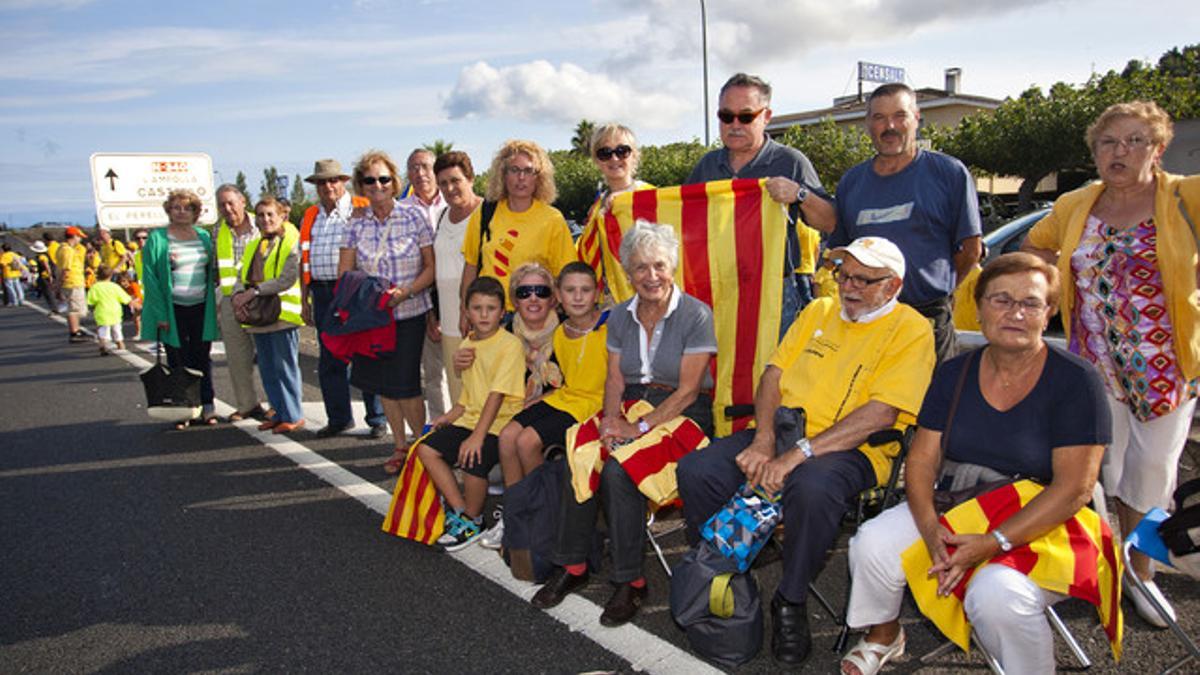 Las fotos de la Via Catalana