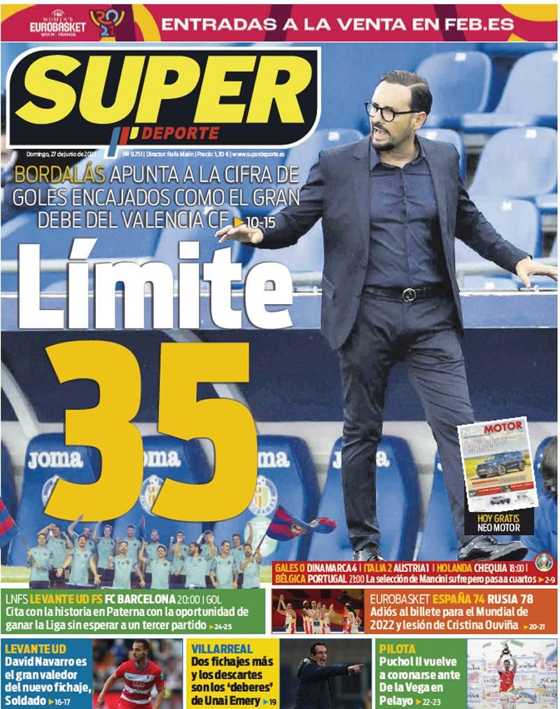 Portada de SUPER del 27 de junio