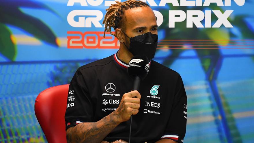 Lewis Hamilton muestra su enorme frustración por los resultados en Australia