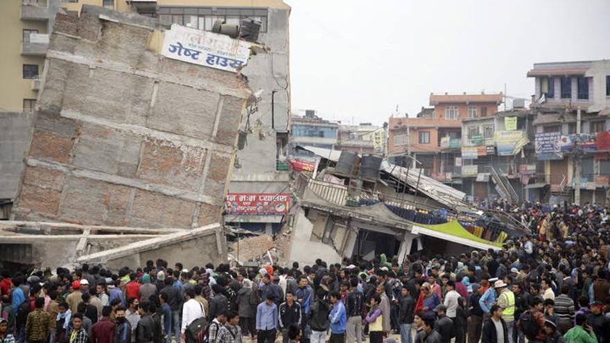 Galería de los destrozos en Nepal tras el terremoto.