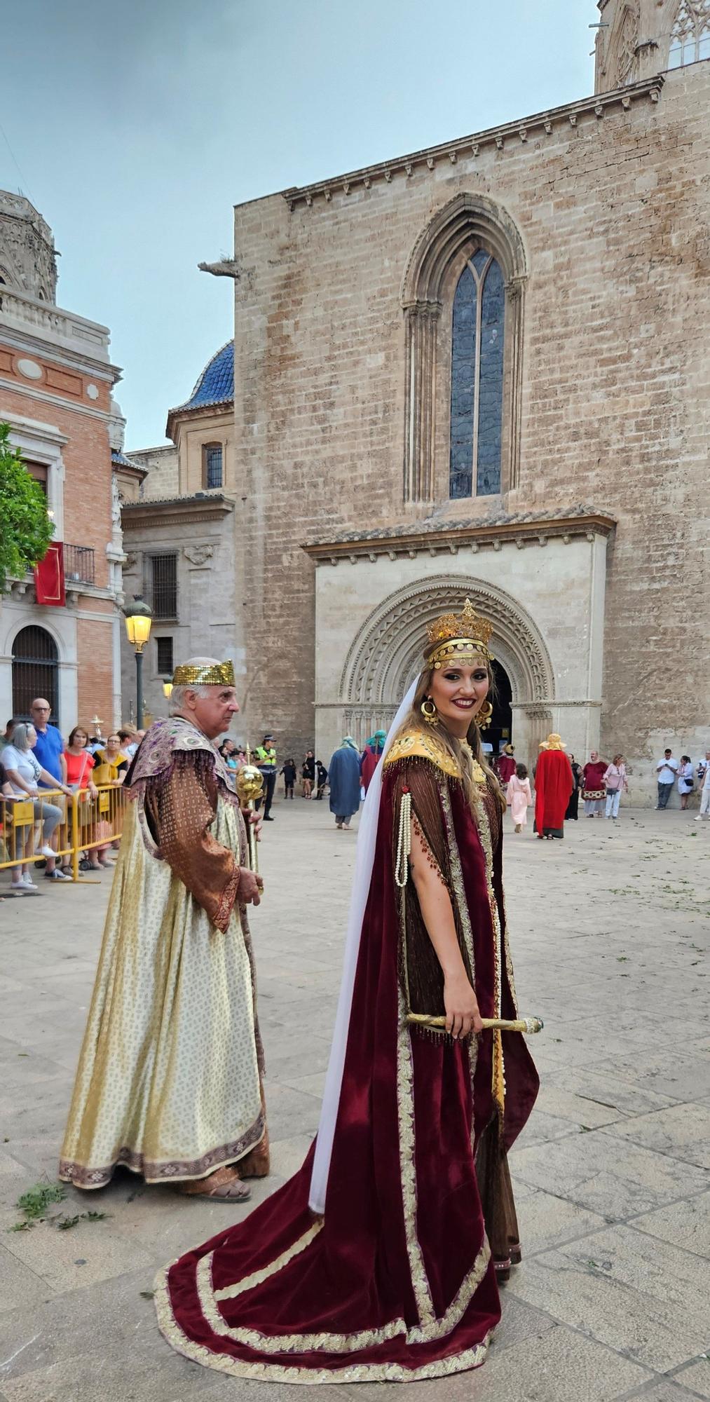 Laura Mengó, La Reina de Saba, Paula Nieto y el Ángel del Monte Horeb en el Corpus 2023