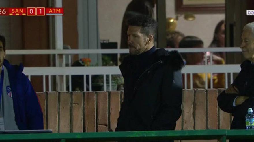 La imagen nunca vista de Simeone