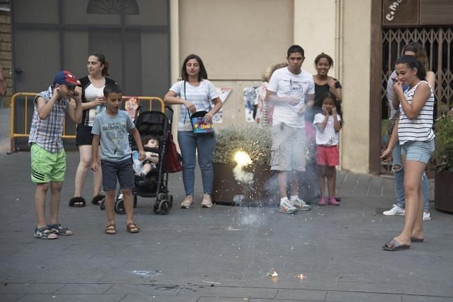 Revetlla Sense Petards a la plaça Major de Manresa