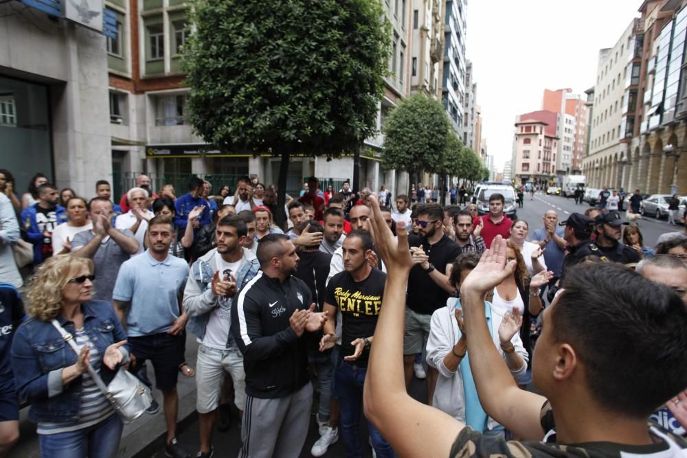 Concentración en Gijón