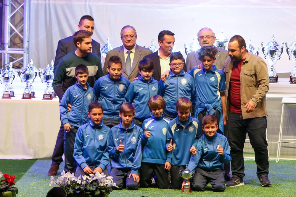 170 equipos premiados en la Gala del Fútbol Base Provincial en La Nucía