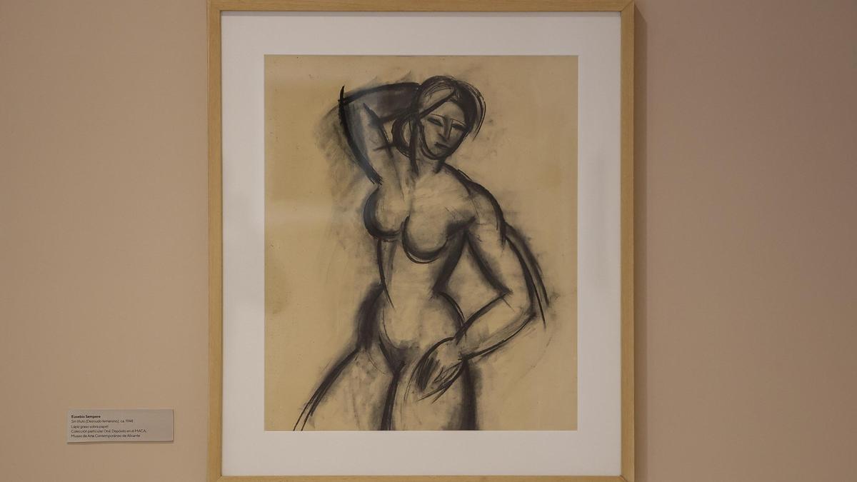 &quot;Desnudo femenino&quot;, de 1948, de Eusebio Sempere