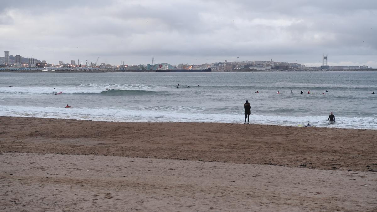 Playa de Bastiagueiro, en Oleiros