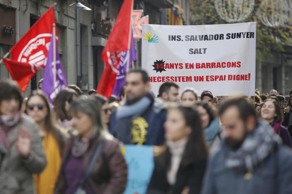 Manifestació Ensenyament i estudiants