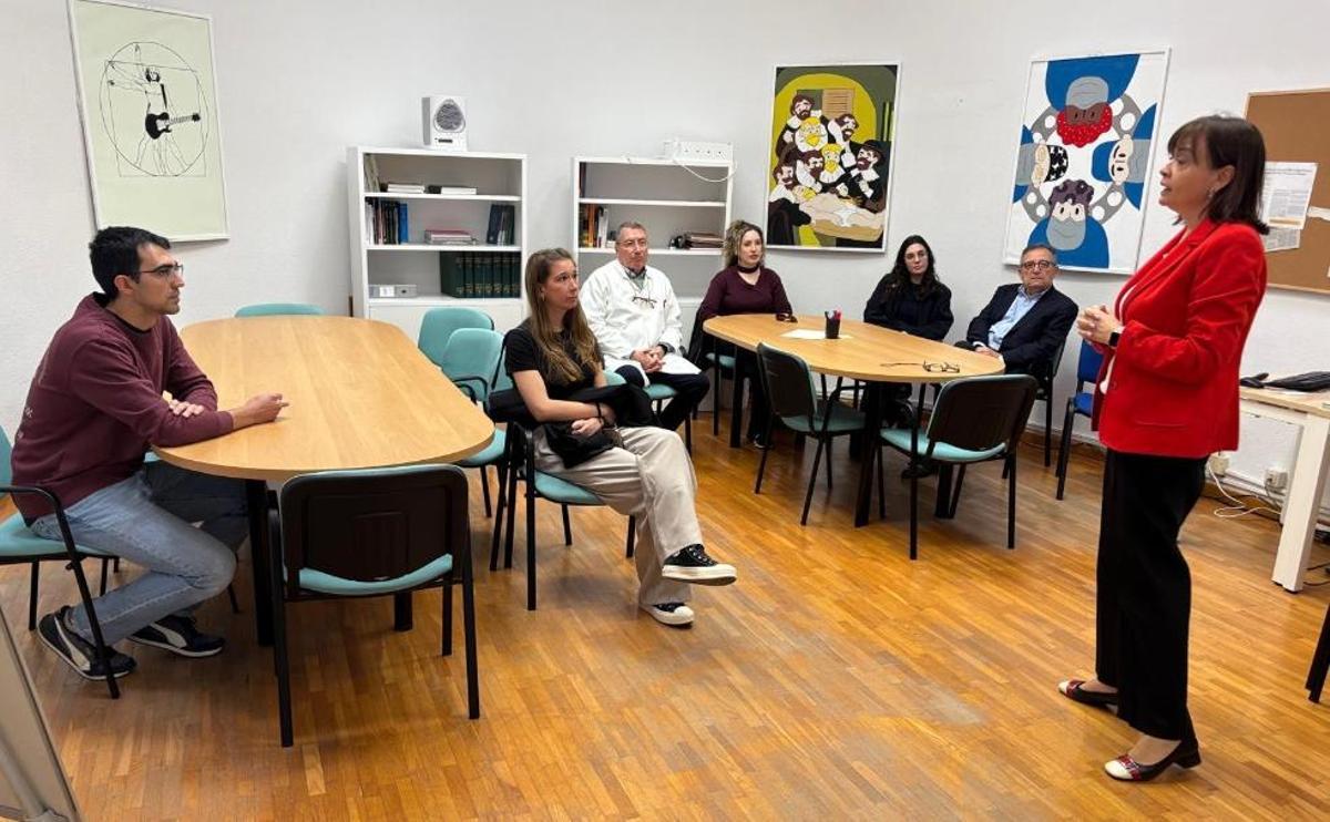 Detalle de la recepción a médicos residentes