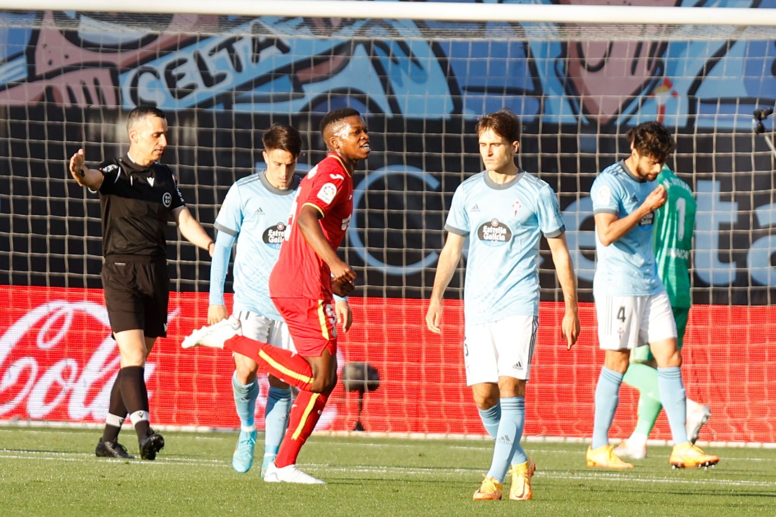 El Celta-Getafe, en imágenes