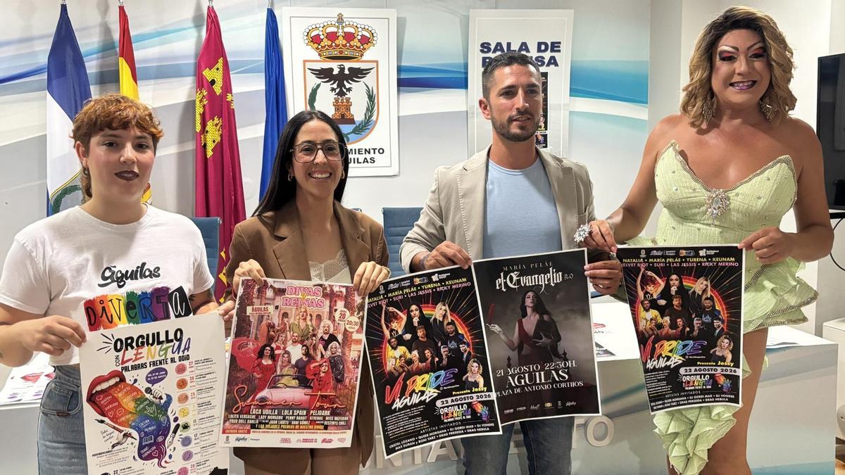 Programación de las actividades que tendrán lugar en Águilas con motivo del Orgullo.