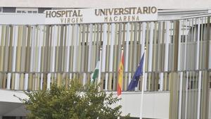 Fachada principal del Hospital Universitario Virgen Macarena de Sevilla