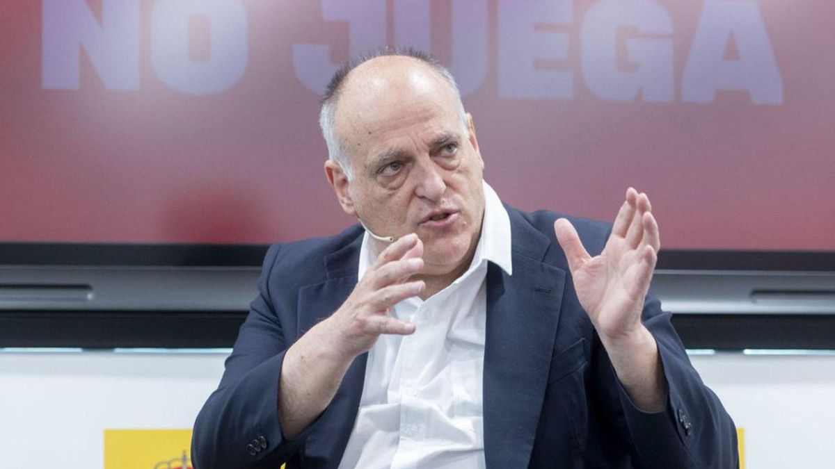Javier Tebas, el presidente de La Liga