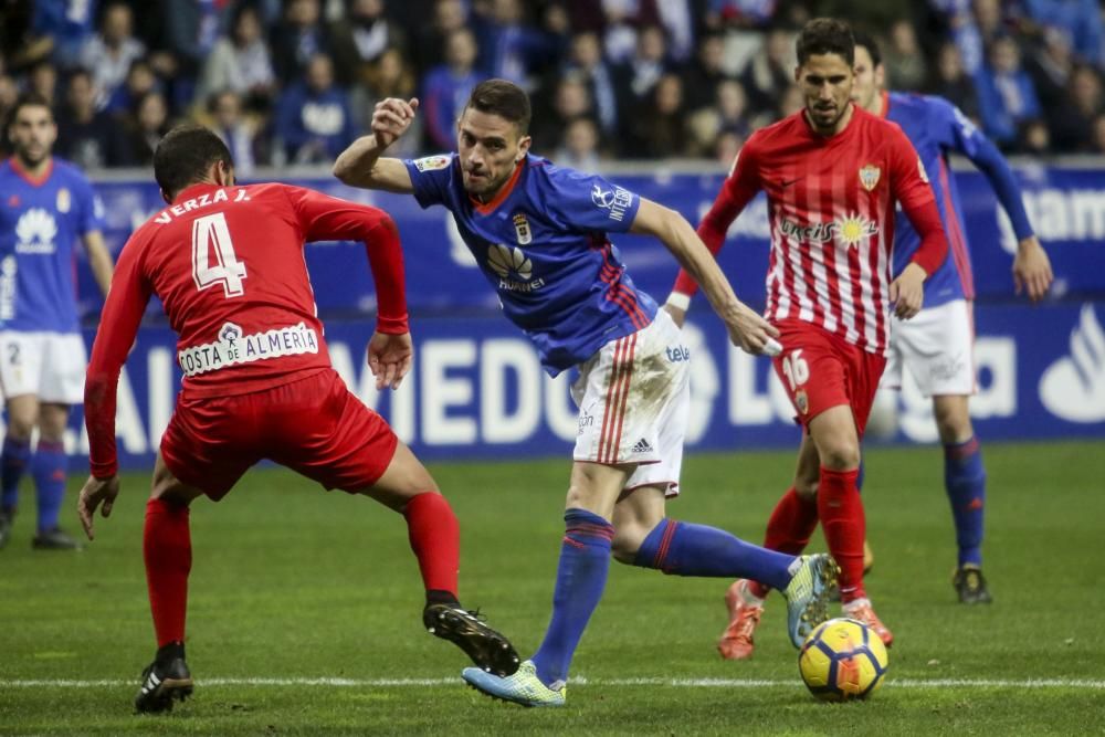 Partido en el Carlos Tartiere entre el Oviedo y el Almería