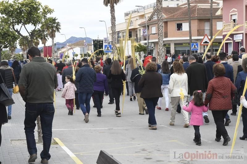 Procesión de Domingo de Ramos en La Hoya