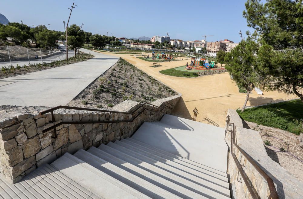 Así es el nuevo parque del barrio de Foietes en Benidorm