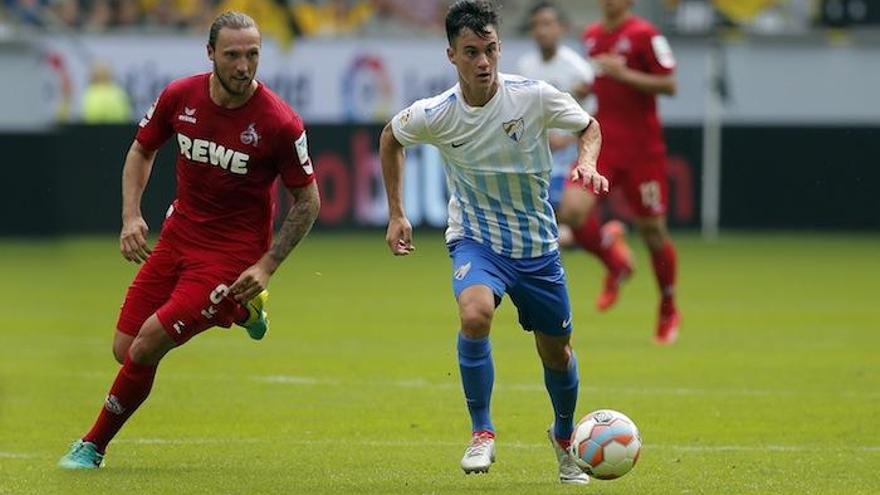 Juanpi, durante la primera semifinal ante el Colonia.