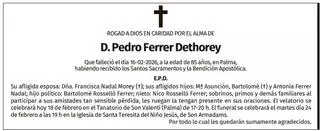 Pedro Ferrer Dethorey