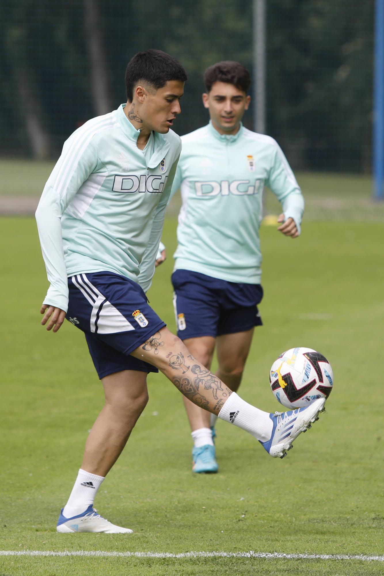 EN IMÁGENES: entrenamiento del Oviedo