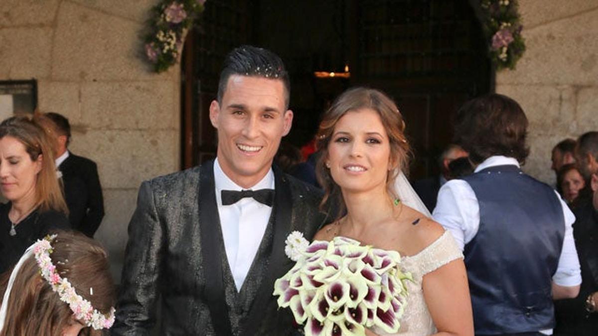 José Callejón y Marta Ponsati se casaron el pasado viernes en Torrelodones