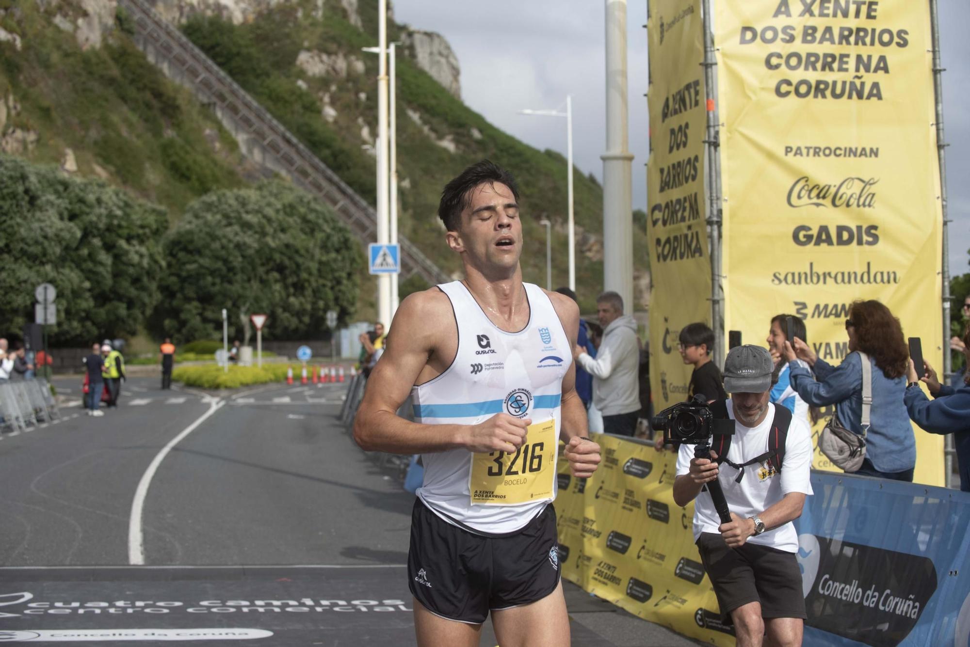 Pablo Bocelo y Vanessa Hervada ganan la carrera popular de Os Rosales
