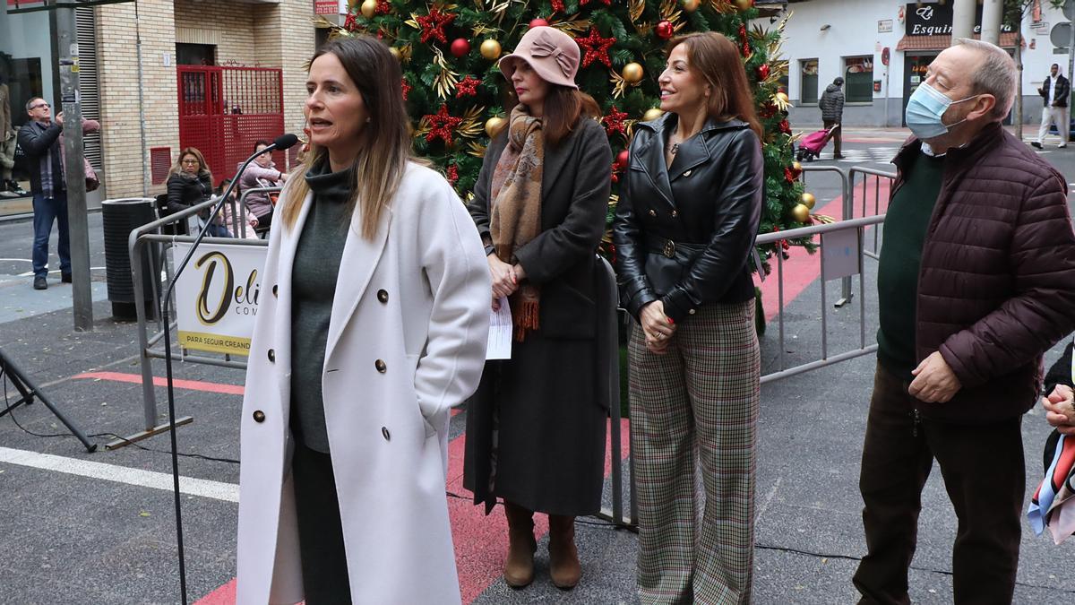 Inés Bellido participó en la presentación de la nueva calle Delicias hace solo unas semanas