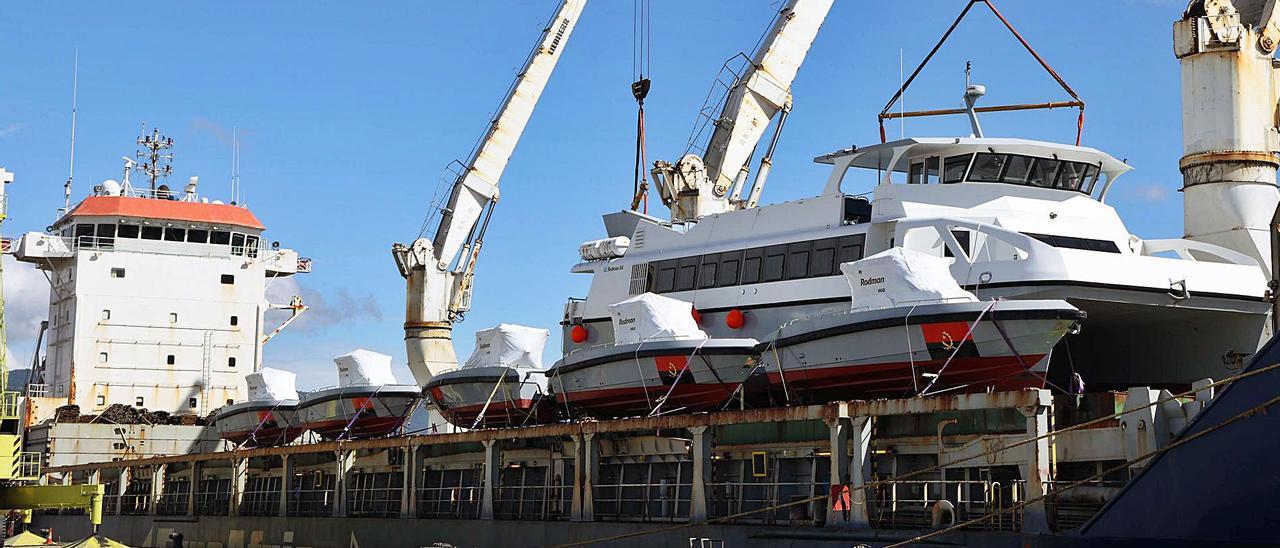 El pedido se transporta en el mercante “ESL Australia”.