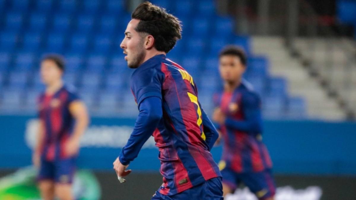 Daniel Rodríguez Crespo es un extremo muy completo que llegó al Barça en el verano del 2020