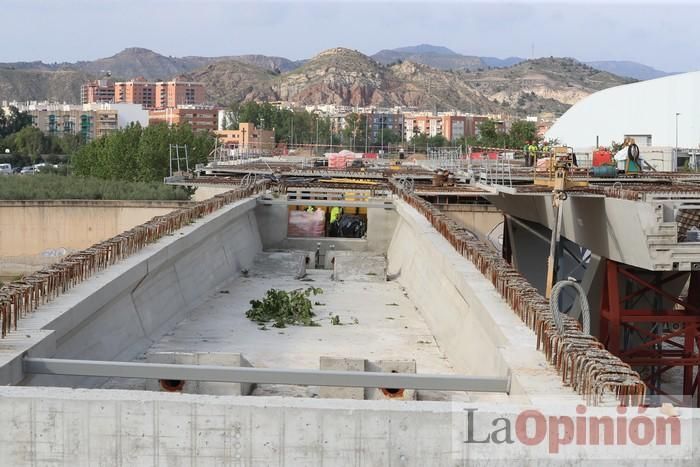 El nuevo puente en Lorca, a punto de terminar