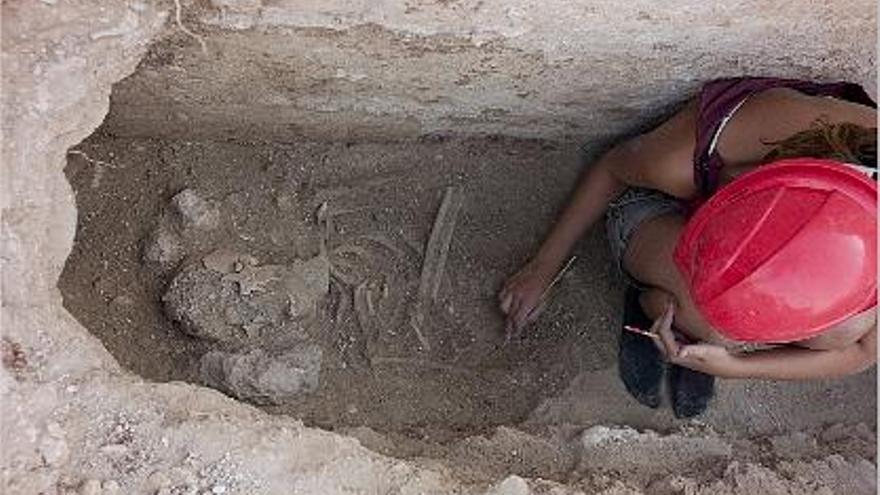 Los trabajos arqueológicos avanzan a gran ritmo en el yacimiento medieval.