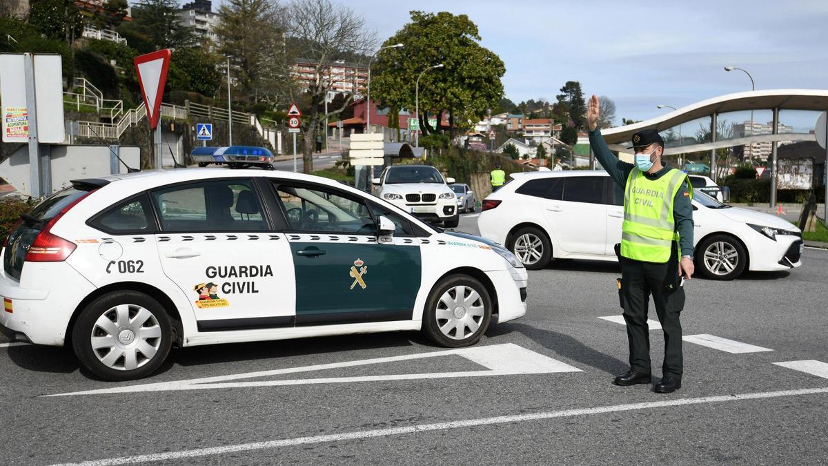 Controles de movilidad en Pontevedra