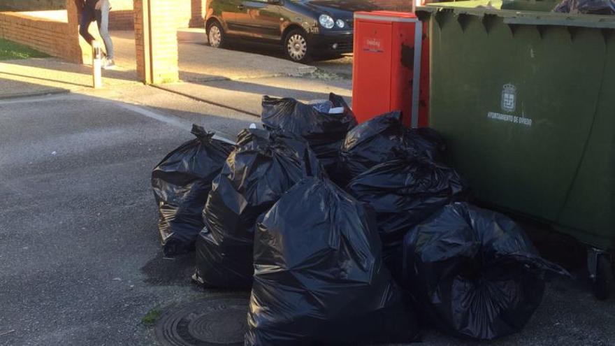 Jóvenes estudiantes de Oviedo recogen un &quot;botellón&quot; que no habían hecho ellos