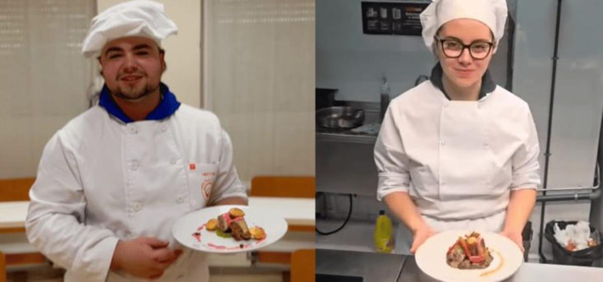 Héctor Gutiérrez y Mercedes Escobosa, del San Lorenzo.