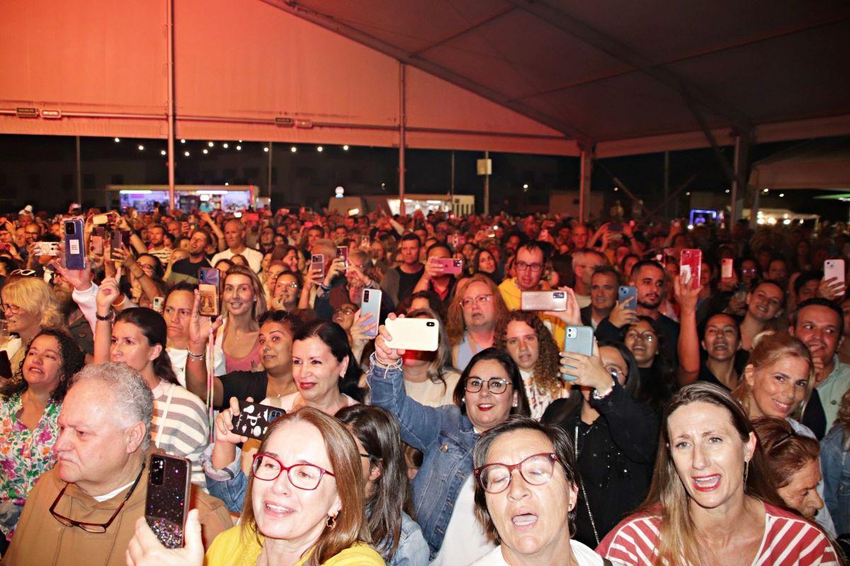 Concierto de Carlos Baute en las fiestas de San Isidro en Uga